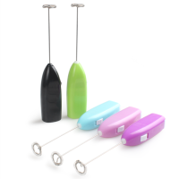 家用手持电动打蛋器打奶器化妆品咖啡果汁搅拌棒打蛋器厨房小工具|蓝色 ABS+304不锈钢