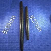 擀面杖实木大号小号压面棍鸡翅木擀面棍饺子皮面条杆烘焙工具R2|鸡翅木鱼肚擀面杖(27+39cm)