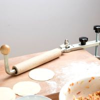 家用擀面杖面杖神器擀皮饺子皮专用实木擀面棍赶面棒家用杆面棍杖T9|省时省力擀面杖送木勺6个饺子器4个