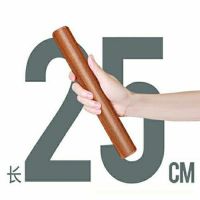 乌檀木擀面杖饺子皮家用赶杆面棍干擀面棒压面条棍烘焙饼R5|乌檀木(送同尺寸榉木一根) 25*2.7CM