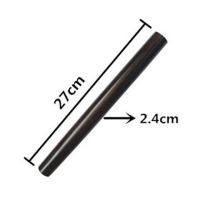 紫光檀乌木擀面杖擀面棍饺子皮手擀面木质面棍不沾面黑檀木U9|27*2.4厘米(擀饺子皮)