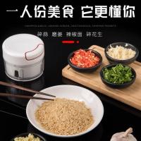 蒜泥神器迷你拉蒜器捣蒜泥神器手动绞肉机姜末蒜末搅碎机厨房神器A6