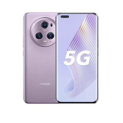 荣耀(honor)Magic 5Pro 12GB+256GB 珊瑚紫 5G全网通 第二代骁龙8移动平台 5000万像素三摄 66W快充荣耀magic5pro官方原装正品手机