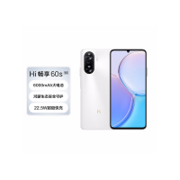 华为智选 WIKO Hi畅享60s 5G手机 8GB+128GB 雪域白 华为智选 鸿蒙生态手机