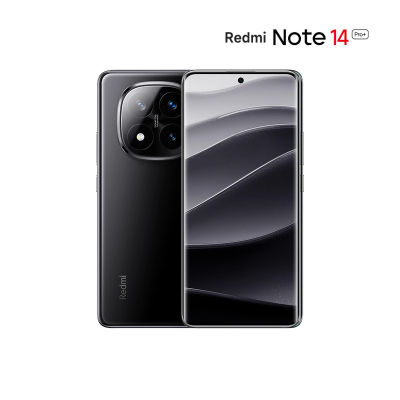 小米Redmi Note14 Pro+ 子夜黑 16GB+512GB 第三代骁龙7s 5芯 90W快速充电 6200mAh大电池 IP68防尘防水手机