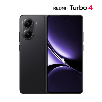 小米(mi) REDMI Turbo 4 12GB+256GB 暗影黑 5G手机 天玑8400-Ultra 6550mAh大电池 小米青山护眼 IP68防尘防水 游戏拍照红米手机