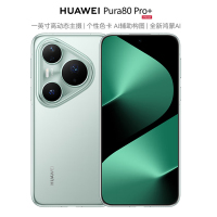 华为Pura 80 Pro+ 16GB+1TB 釉青 5700mAh电池 100W快充 一英寸高动态主摄 AI辅助构图 鸿蒙手机