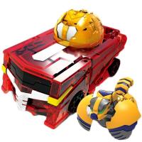 买奇酷正版盟卡车神灵兽变形球丸萌卡车神战车爆裂儿童男孩玩具 激斗套装[狂啸虎王]1车1球3盟卡MCG103