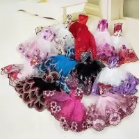 娃娃娃娃鞋子的和不组合女孩仙女娃娃衣服护士带时尚衣服 3件车载摆件裙子随机发 30厘米以下