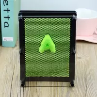 3D魔术手膜克隆三维立体特大钉针脸印手印玩具儿童百变针画手模 方形款绿色 超大号