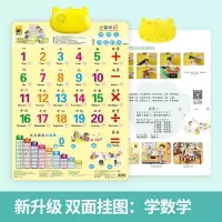 三字经挂图 有声全套4岁看图启蒙早教点读新版认知卡故事读书英语 猫咪款学数学