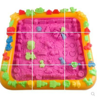 沙柔软沙子儿童手工泥土太空泥小学女孩幼儿彩泥室内制作 自选色备注没备注随机发