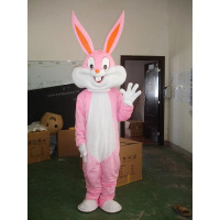 行走成人人偶机器猫定制玩偶服装卡通可穿服悠哈大白猴头维尼熊 粉红兔子 均码