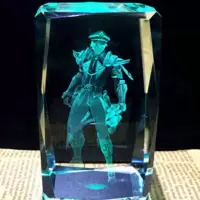 貂蝉荣耀手办李白韩信水晶王者模型周边凤求凰水晶孙悟空蓝牙露娜 诸葛亮星航指挥官 蓝牙音乐款刻字留言