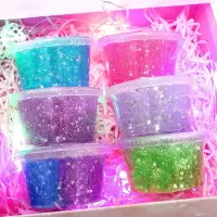 抖音泥假心泥水泥少女玩具泥抖水晶红假仙女网红水网红泥棉花音网 6盒脆糖礼盒装