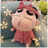 立体超软人偶男宝宝男童一体布偶小号车载娃娃摆件毛绒后窗车公仔 红色浴袍(亲亲我)O38 45厘米(送衣服代写卡片)