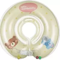 幼儿腋下圈儿童月防后仰圈脖圈可调节新款0-2个婴儿游泳宝宝 圆形大号脖圈买一送十