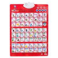 小学生学拼音声母韵母字母表拼读训练有声挂图全套墙贴一年级发声 银色