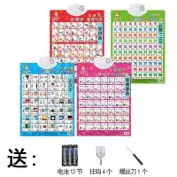 小孩学拼音字母单面神器墙挂大班20197学习图片韵母表彩色4认知卡 拼音+汉字+笔画+1到100【4张】