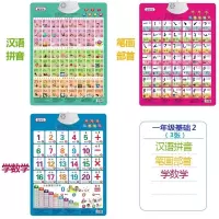 教孩子学拼音神器拼读训练一年级小学发声初学者有声挂图全套语音 套餐2(3张)