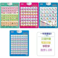 教孩子学拼音神器拼读训练一年级小学发声初学者有声挂图全套语音 套餐5(4张)