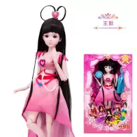 正品叶罗丽娃娃60厘米夜萝莉仙子精灵梦灵冰公主的衣服玩具人偶女 王默【2衣服1鞋子】 60厘米【官方正版，送梳妆6件套】