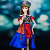 正品叶罗丽娃娃60厘米夜萝莉仙子精灵梦灵冰公主的衣服玩具人偶 黑香菱[2衣服1鞋子] 60厘米[官方正版,送梳妆6件套]