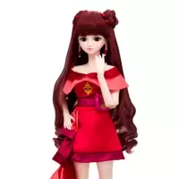 正品叶罗丽娃娃60厘米夜萝莉仙子精灵梦灵冰公主的衣服玩具人偶女 齐娜[2衣服1鞋子] 60厘米[官方正版,送梳妆6件套]