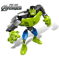 积木兼容樂高复仇者联盟超级英雄钢铁侠蝙蝠侠绿巨人漫威拼装玩具 绿巨人