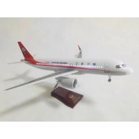 带轮子四川航空中国机长飞机模型8633仿真模型空客A319航模摆件 320neo高配版带底座带轮子带LED声控灯