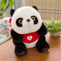 2020热卖可爱仿真熊猫毛绒玩具公仔小熊猫玩偶布娃娃大熊猫女生礼