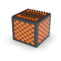 风火轮我的世界像素屋周边积木水晶球吊饰挂件方块水晶球玩具him 唱片机（配水晶球、挂绳） 标准盒装