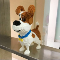 布鲁克超大玛丽SUP马里奥龙猫钻石微小颗粒拼装成人积木玩具 花色