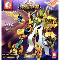 新年王者积木荣耀争霸拼装人仔武器玩具小人孙悟空送周边英雄 杨戬