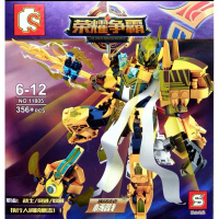 新年孙悟空李白赵云玩具拼装积木机甲王者的争霸荣耀战场 杨戬