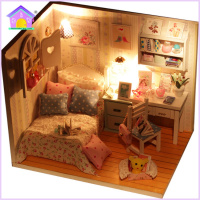 手工diy小屋玩具 广州外贸生日 创意玩具装饰礼品娃娃屋