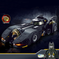 超级英雄复仇者联盟batmile 蝙蝠战车高难度拼装积木玩具 BATMILE蝙蝠战车