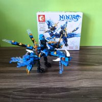 儿童拼装积木幻影忍者人仔乾坤龙族部落小颗粒男孩拼插6-12岁 乾坤闪影龙