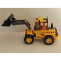 儿童拼装积木幻影忍者人仔乾坤龙族部落小颗粒男孩拼插6-12岁 推土机