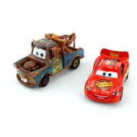 赛车汽车总动员3闪电麦昆越野板牙玩具车模型套装合金车儿童男孩 麦昆+板牙
