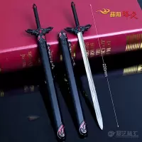 2020热卖蓝氏家规避尘魏无羡随便薛洋降灾三毒剑武器模型周边手办 薛洋降灾 收藏宝贝送展架卡贴