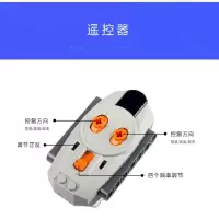 ev3科技系列零件动力组改装m电机xl马达拼装积木配件8883 2.4G遥控器