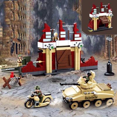 新年积木拼装二战玩具82型“水桶”两栖吉普车M38-B0690 M38-B0696斯大林格勒保卫战
