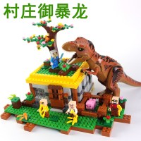 新年我的世界村庄房子地下城堡末影龙男孩子拼装积木人仔玩具 村庄御暴龙