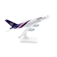 飞机模型仿真合金客机模型20CM空客A380原型机南航波音东航海航 紫色泰国380(没轮子