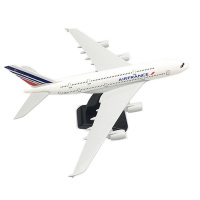 飞机模型仿真合金客机模型20CM空客A380原型机南航波音东航海航 深蓝色法国380(没轮子