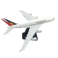 飞机模型仿真合金客机模型20CM空客A380原型机南航波音东航海航 桔色菲律宾(没轮子)