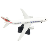 飞机模型仿真合金客机模型20CM空客A380原型机南航波音东航海航 绿色斯里兰卡(有轮子