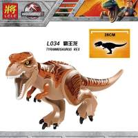 legao积木侏罗纪恐龙系列公园乐儿童拼装积木玩具霸王龙暴龙高 L034霸王龙