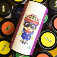 2020款linkgo微钻小颗粒拼装复联蜘蛛侠积木海贼王马里奥火影手办 浅绿色